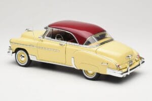 Chevrolet Bel Air Žlutý & Červený Motormax 1:18 73111 Kov – obrázek 7 z 8