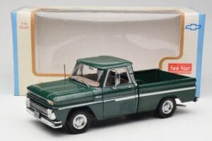 Chevrolet C-10 Zelený Sun Star 1:18 1360 Kov – obrázek 8 z 8