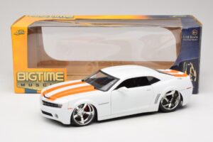 Chevrolet Camaro Concept Tuned Bílý Jada 1:18 63014 Kov – obrázek 8 z 8