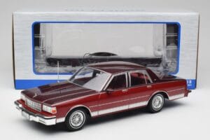 Chevrolet Caprice Červený Metalíza MCG 1:18 MCG18361 Kov – obrázek 6 z 6