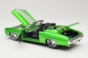 Chevrolet Chevelle SS Kabriolet Zelený Maisto 1:18 31099 Kov – obrázek 5 z 8