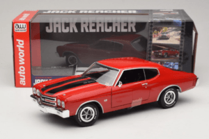 Chevrolet Chevelle SS Červený Jack Reacher Auto World 1:18 AWSS109/06 Kov – obrázek 8 z 8