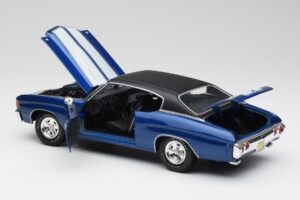 Chevrolet Chevelle SS 454 Modrý Maisto 1:18 531886 Kov – obrázek 5 z 8