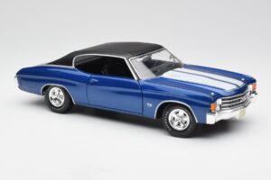 Chevrolet Chevelle SS 454 Modrý Maisto 1:18 531886 Kov – obrázek 6 z 8