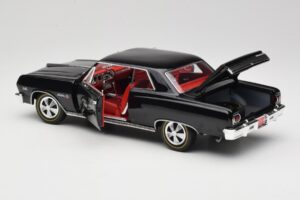 Chevrolet Chevelle Z-16 Černý American Muscle 1:18 AMM1061/06 Kov – obrázek 5 z 8