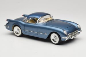 Chevrolet Corvette C1 Modrý Mira 1:18 6105 Kov – obrázek 6 z 8