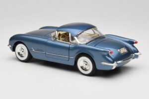 Chevrolet Corvette C1 Modrý Mira 1:18 6105 Kov – obrázek 7 z 8