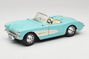Chevrolet Corvette C1 Modrý & Bílý Bburago 1:18 3024-M2 Kov
