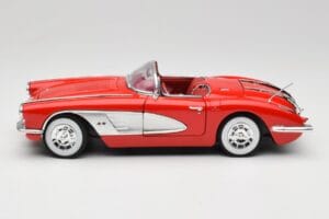 Chevrolet Corvette C1 Červený Motormax 1:18 73100TC Kov – obrázek 4 z 8