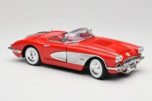 Chevrolet Corvette C1 Červený Motormax 1:18 73100TC Kov – obrázek 6 z 8