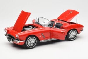Chevrolet Corvette C1 Kabriolet Roman Červený AUTOart 1:18 71102 Kov – obrázek 2 z 8