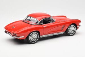 Chevrolet Corvette C1 Kabriolet Roman Červený AUTOart 1:18 71102 Kov – obrázek 3 z 8
