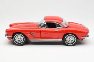Chevrolet Corvette C1 Kabriolet Roman Červený AUTOart 1:18 71102 Kov – obrázek 4 z 8