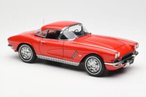 Chevrolet Corvette C1 Kabriolet Roman Červený AUTOart 1:18 71102 Kov – obrázek 6 z 8