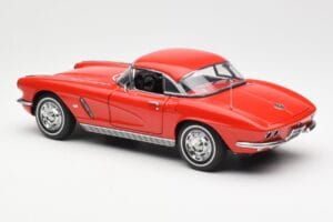 Chevrolet Corvette C1 Kabriolet Roman Červený AUTOart 1:18 71102 Kov – obrázek 7 z 8