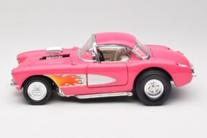Chevrolet Corvette C1 Gasser Růžový Road Legends 1:18 92019-R1 Kov – obrázek 4 z 8