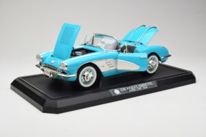 Chevrolet Corvette C1 Hard Top Modrý Solido 1:12 1202-M1 Kov – obrázek 2 z 8