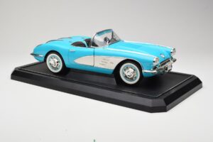 Chevrolet Corvette C1 Hard Top Modrý Solido 1:12 1202-M1 Kov – obrázek 6 z 8
