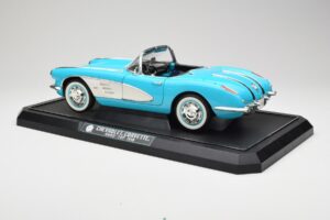 Chevrolet Corvette C1 Hard Top Modrý Solido 1:12 1202-M1 Kov – obrázek 7 z 8