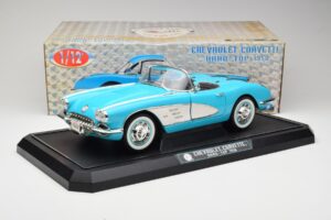 Chevrolet Corvette C1 Hard Top Modrý Solido 1:12 1202-M1 Kov – obrázek 8 z 8