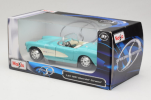 Chevrolet Corvette C1 Mátově Zelený Maisto 1:24 31275 Kov – obrázek 3 z 3