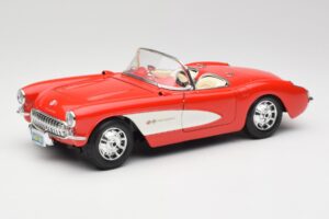 Chevrolet Corvette C1 Roadster Červený Bburago 1:18 3024 Kov