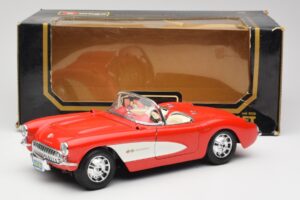 Chevrolet Corvette C1 Roadster Červený Bburago 1:18 3024 Kov – obrázek 8 z 8