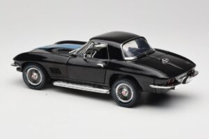 Chevrolet Corvette C2 Černý American Muscle 1:18 AMM1099/06 Kov – obrázek 7 z 8