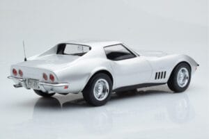 Chevrolet Corvette C3 Stříbrný Norev 1:18 189032 Kov – obrázek 2 z 6