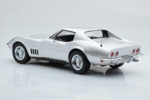 Chevrolet Corvette C3 Stříbrný Norev 1:18 189032 Kov – obrázek 5 z 6