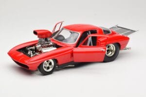 Chevrolet Corvette C3 Dragster Červený Hot Wheels 1:18 29226 Kov – obrázek 2 z 8