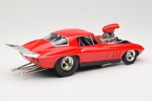 Chevrolet Corvette C3 Dragster Červený Hot Wheels 1:18 29226 Kov – obrázek 3 z 8