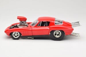 Chevrolet Corvette C3 Dragster Červený Hot Wheels 1:18 29226 Kov – obrázek 4 z 8