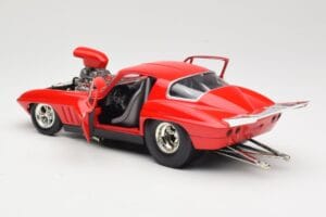 Chevrolet Corvette C3 Dragster Červený Hot Wheels 1:18 29226 Kov – obrázek 5 z 8