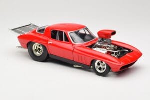 Chevrolet Corvette C3 Dragster Červený Hot Wheels 1:18 29226 Kov – obrázek 6 z 8