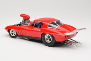 Chevrolet Corvette C3 Dragster Červený Hot Wheels 1:18 29226 Kov – obrázek 7 z 8