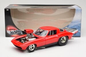 Chevrolet Corvette C3 Dragster Červený Hot Wheels 1:18 29226 Kov – obrázek 8 z 8
