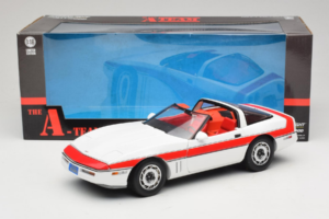 Chevrolet Corvette C4 A-Team Bílý GreenLight 1:18 13532 Kov – obrázek 8 z 8