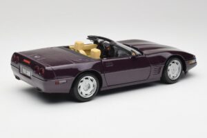 Chevrolet Corvette C4 LT4 Kabriolet Fialový Metalíza Maisto 1:18 50277 Kov – obrázek 3 z 8