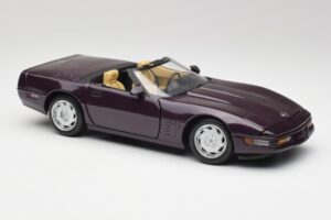 Chevrolet Corvette C4 LT4 Kabriolet Fialový Metalíza Maisto 1:18 50277 Kov – obrázek 6 z 8