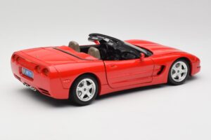 Chevrolet Corvette C5 Kabriolet Červený Bburago 1:18 3076 Kov – obrázek 3 z 8