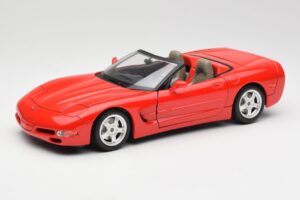 Chevrolet Corvette C5 Kabriolet Červený Bburago 1:18 3076 Kov