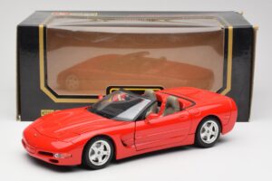 Chevrolet Corvette C5 Kabriolet Červený Bburago 1:18 3076 Kov – obrázek 8 z 8