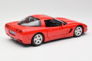 Chevrolet Corvette C5 Červený Bburago 1:18 3066 Kov – obrázek 3 z 8