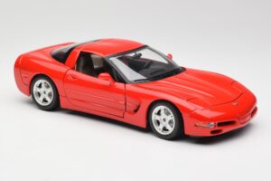 Chevrolet Corvette C5 Červený Bburago 1:18 3066 Kov – obrázek 6 z 8