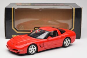 Chevrolet Corvette C5 Červený Bburago 1:18 3066 Kov – obrázek 8 z 8