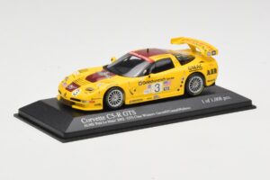 Chevrolet Corvette C5-R #3 R. Fellows / J. O'Connell / O. Gavin ALMS Petit Le Mans 2002 Minichamps 1:43 400021493 Kov – obrázek 2 z 4