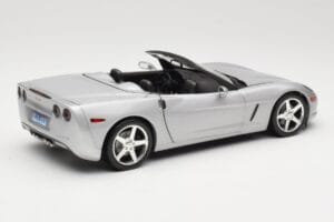 Chevrolet Corvette C6 Kabriolet Stříbrný Hot Wheels 1:18 B6052 Kov – obrázek 3 z 8