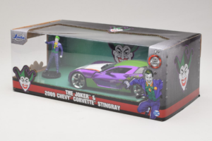 Chevrolet Corvette C6 Stingray The Joker With Figure Jada 1:24 253255020 Kov – obrázek 3 z 3