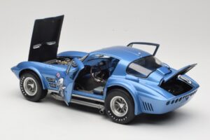 Chevrolet Corvette Grand Sport GT #80 R. Penske Chevrolet Nassau Speed Week 1963 Exoto 1:18 RLG18022 Kov – obrázek 5 z 8